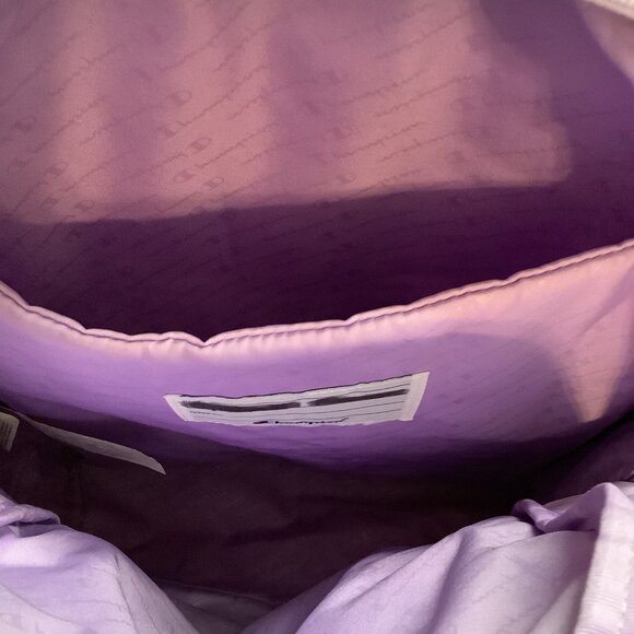 Champion Lavender Backpack With Large Neon Letters. Preloved - Picture 8 of 12